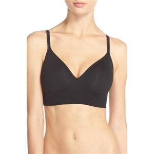 NWT Yummie Tummie Small Dawn Wire Free Contour Bra YT5-113 Black 127306